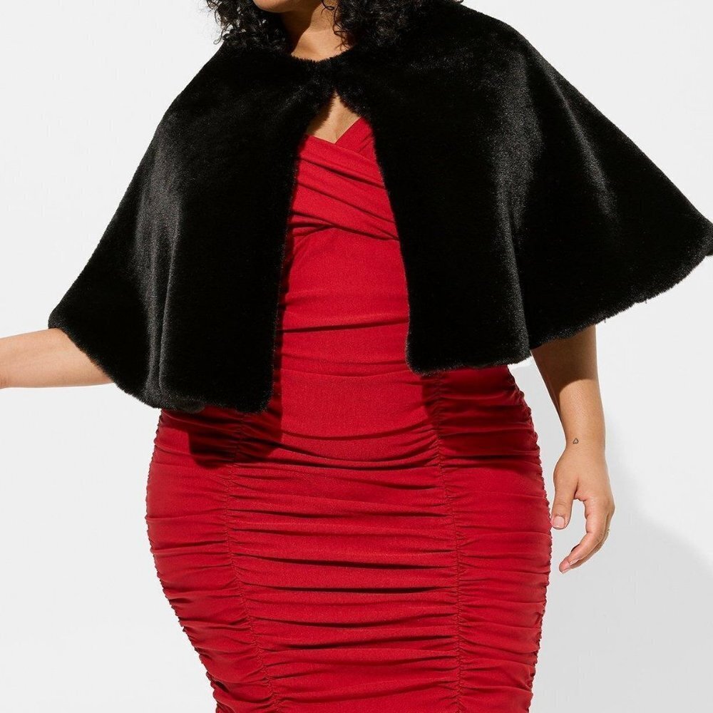 Retired! Faux Fur Cape